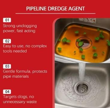 Heavy Duty Drain Cleaner Powder – Clears Hair, Grease & Tough Blockages (100ml)